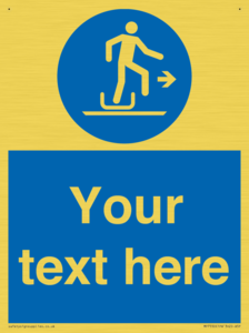 Custom Alighting from a toboggan to the right